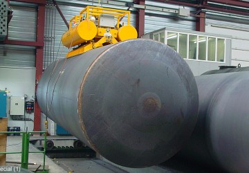 Vacuum pipe lifter of Aerolift