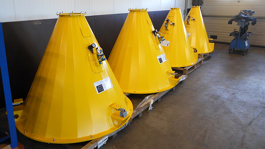 Cementwegers geproduceerd door machinefabriek MHZ