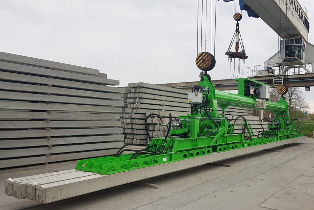 Vacuüm hefoplossing voor prefab heipalen