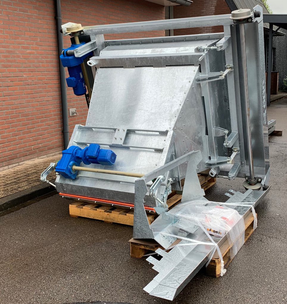 Weegwagen klaar voor transport